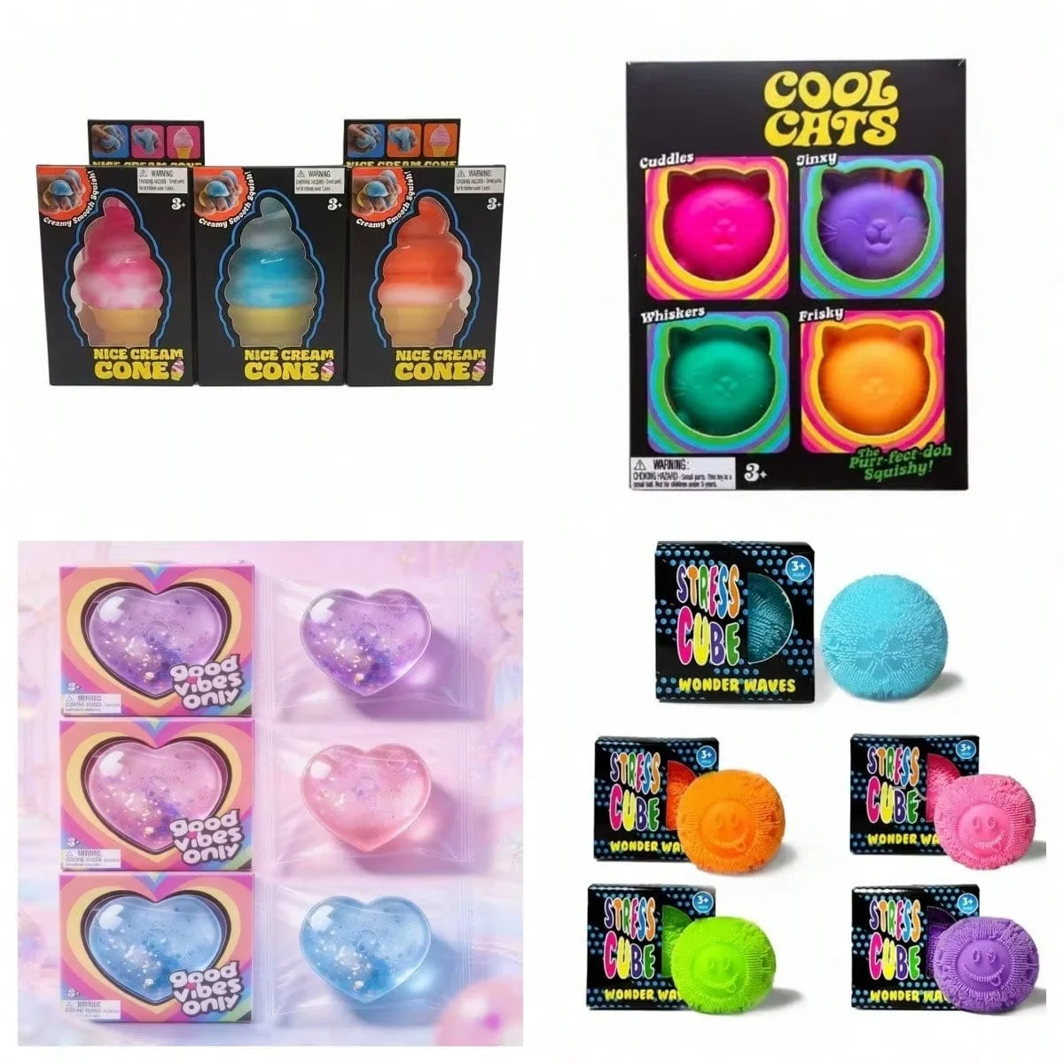 100+ Pieces Assorted Squishy Figures Blind Box Surprise Toys, Slow Rising Soft Fidget Toys Featuring Giant Gorilla, Moai Head, P 13Gadgetglobal