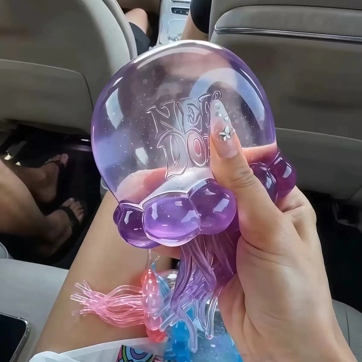 Needoh Octopus Jellyfish Maltose Squeeze Relief Toy 13Gadgetglobal