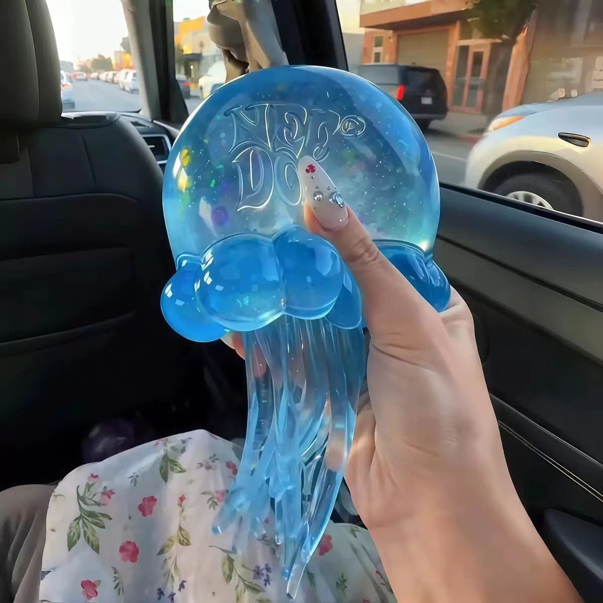 Needoh Octopus Jellyfish Maltose Squeeze Relief Toy 13Gadgetglobal