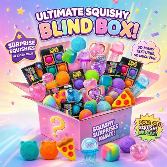 100+ Pieces Assorted Squishy Figures Blind Box Surprise Toy Slow Rising Soft Fidget Toys Featuring Moai Head Panda Rabbit Stress 13Gadgetglobal