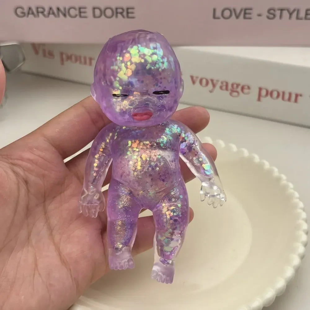 Squishy Maltose Sugar Baby Squeeze Toy Baby Stretchable Slow Rising Fidget Toy for Adults Stress Anxiety Relief Gifts Home Decor 13Gadgetglobal