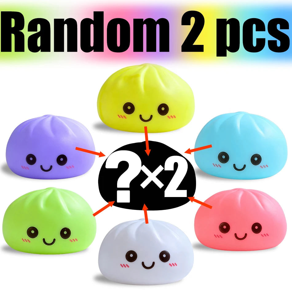 2027 New Dumpling Night Lights Glowing Dumplings Desktop Ornament Cute Glowing Dumpling Steamer Box Kawaii Dumpling Lights Gifts 13Gadgetglobal