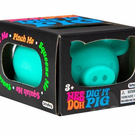 New NeeDoh Digging Pig Fingertip Toy - Sensory Squeeze Toy, suitable for stress relief and release. 13Gadgetglobal