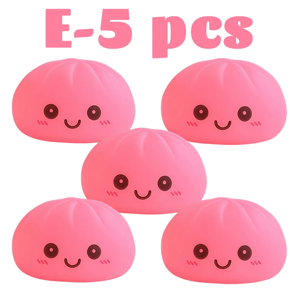 2027 New Dumpling Night Lights Glowing Dumplings Desktop Ornament Cute Glowing Dumpling Steamer Box Kawaii Dumpling Lights Gifts 13Gadgetglobal
