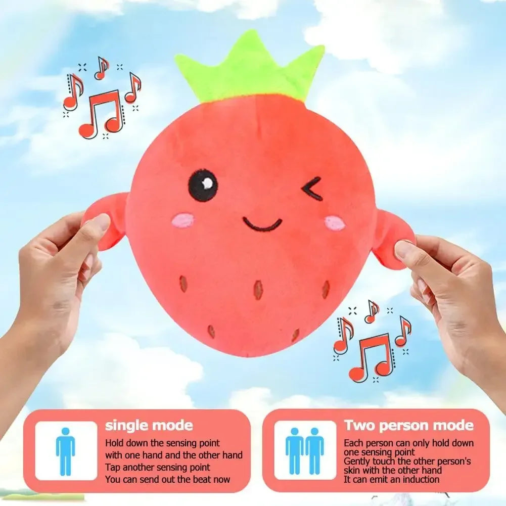 Banana Fruit Induction Beat Toy Creative Music Dolls Kawaii Parent-child Toys Sensory Party Game Collectible Toy 13Gadgetglobal
