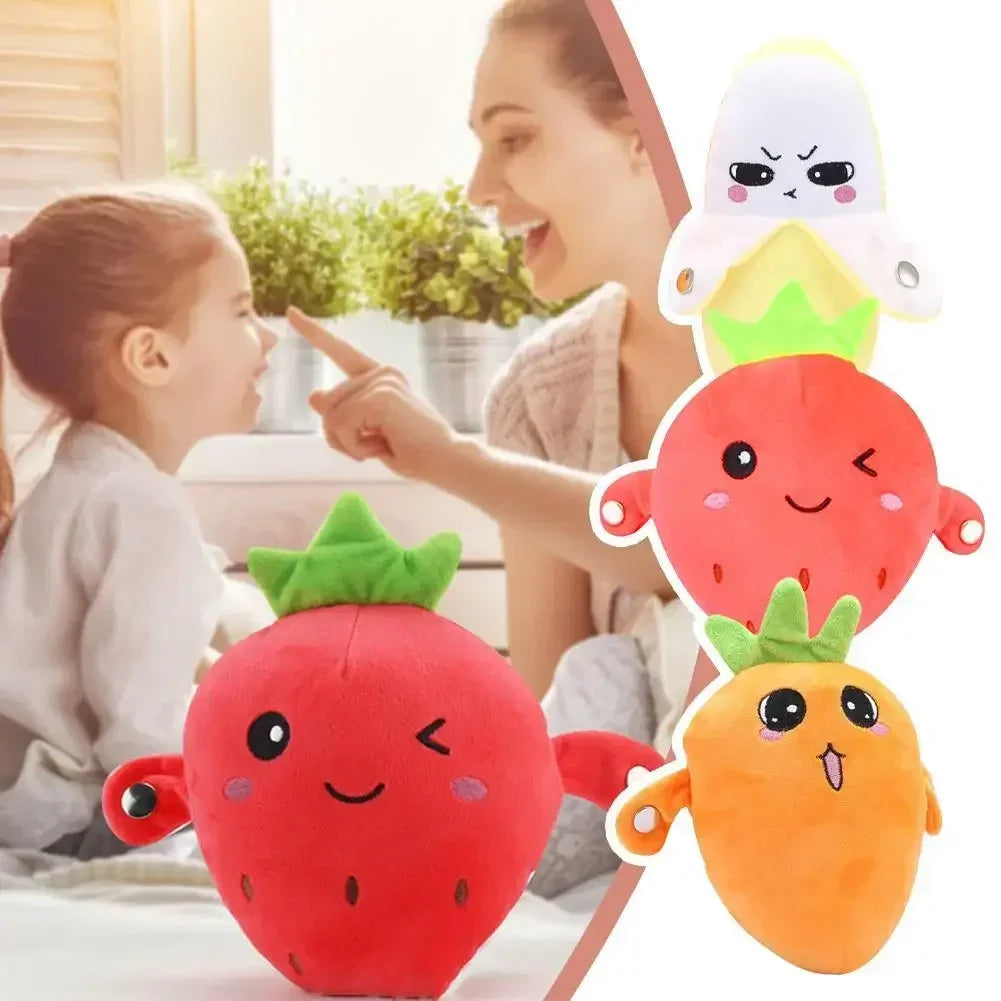 Banana Fruit Induction Beat Toy Creative Music Dolls Kawaii Parent-child Toys Sensory Party Game Collectible Toy 13Gadgetglobal