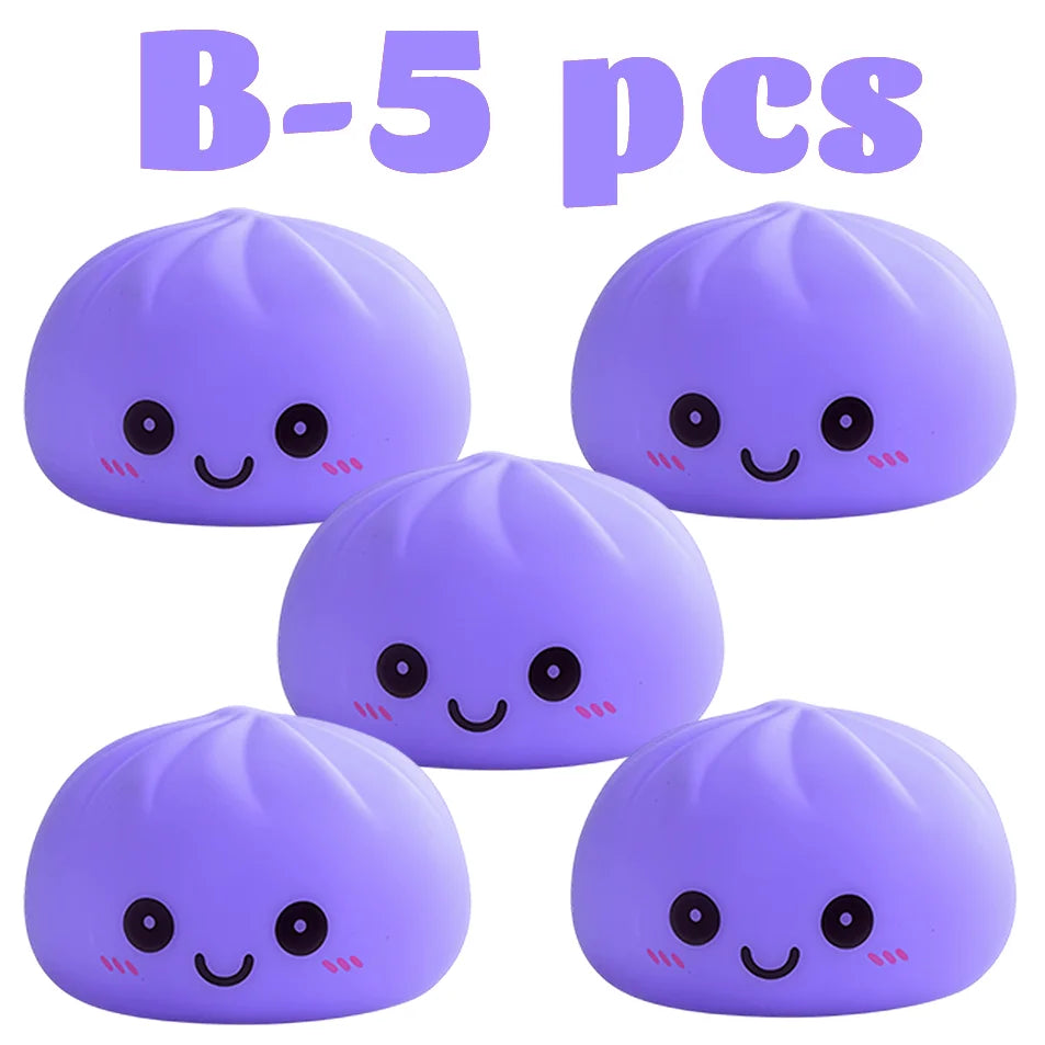 2027 New Dumpling Night Lights Glowing Dumplings Desktop Ornament Cute Glowing Dumpling Steamer Box Kawaii Dumpling Lights Gifts 13Gadgetglobal