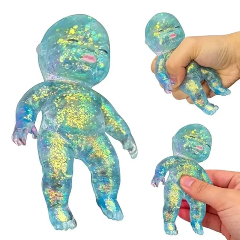 Squishy Maltose Sugar Baby Squeeze Toy Baby Stretchable Slow Rising Fidget Toy for Adults Stress Anxiety Relief Gifts Home Decor 13Gadgetglobal