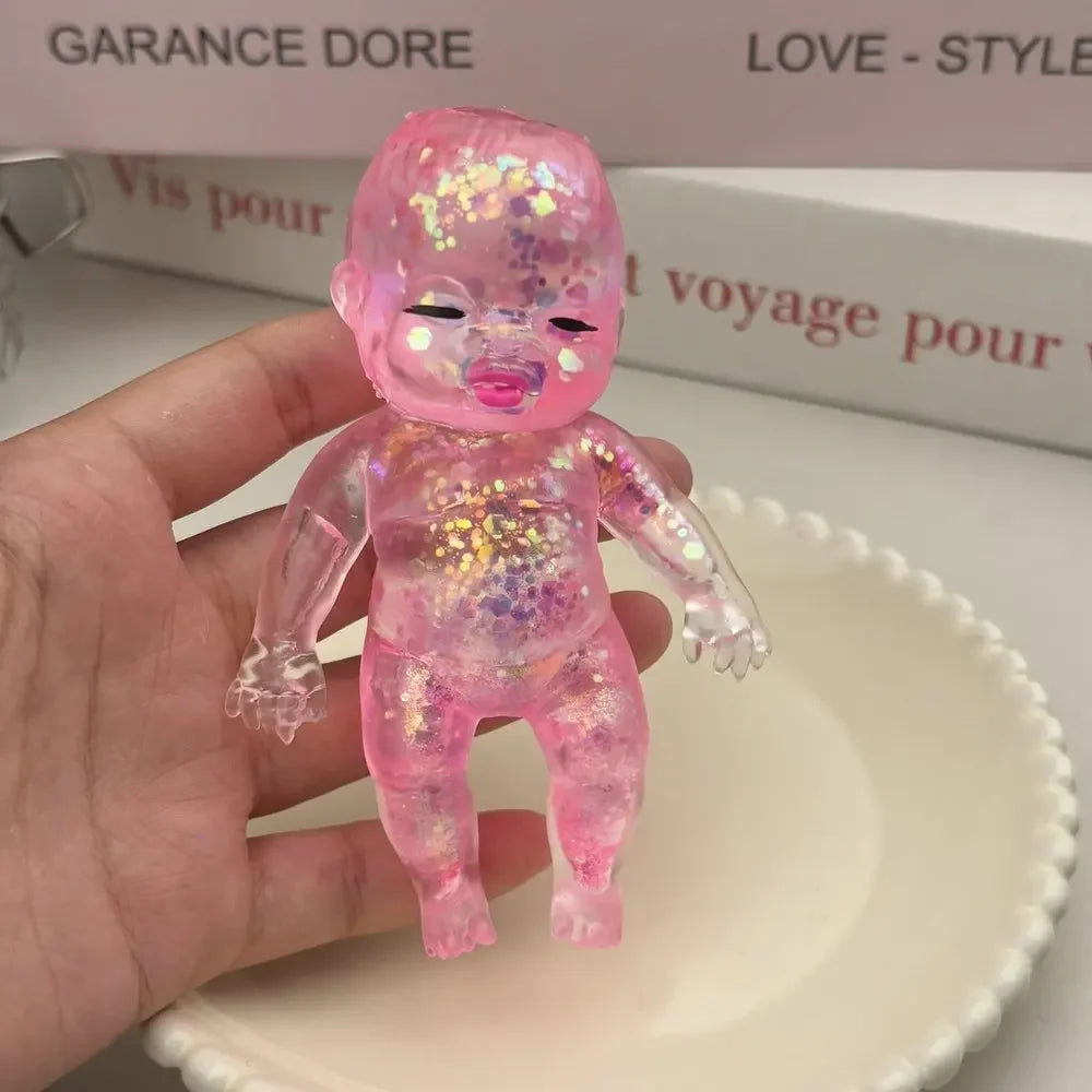 Squishy Maltose Sugar Baby Squeeze Toy Baby Stretchable Slow Rising Fidget Toy for Adults Stress Anxiety Relief Gifts Home Decor 13Gadgetglobal