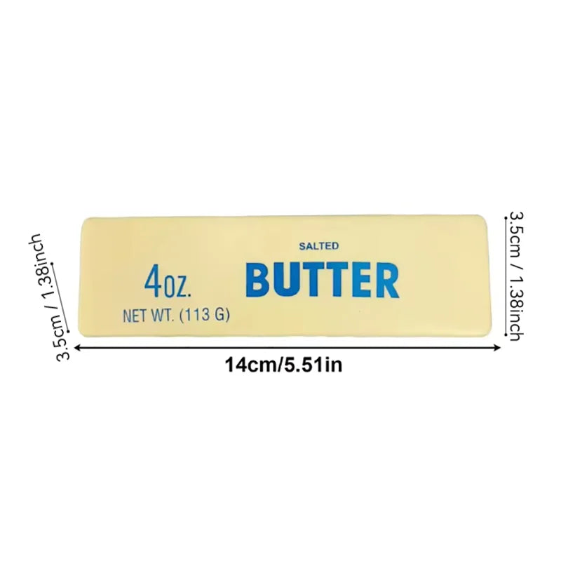 Squishy Elastic Butter Stick Fidget Toy Cheese Shape Stress Relief Game Funny Decompression Prank Squeeze Toy for Anxiety Relief 13Gadgetglobal