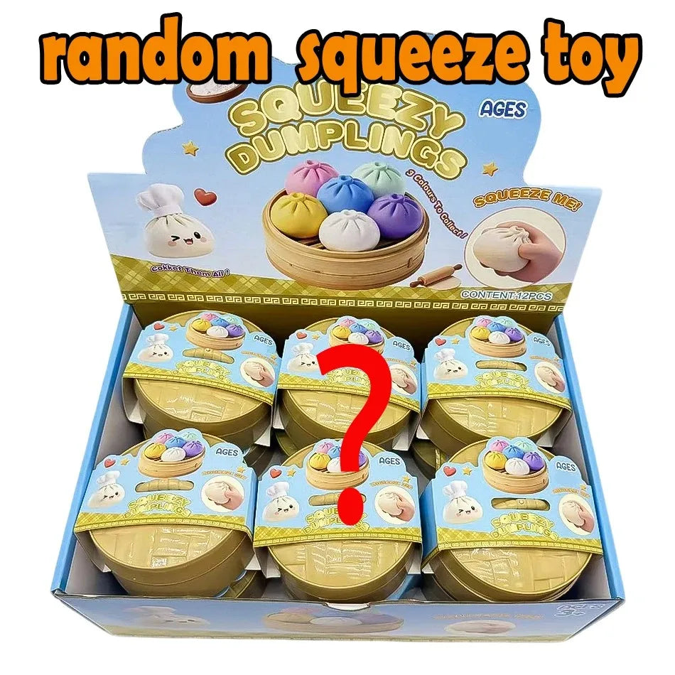 Dumpling Pressure Dumpling Squishies Cute Colorful Bun Toy Slow Rising Stress Relief Fidget Toy for Kids Adults Anti-Anxiety Gif 13Gadgetglobal