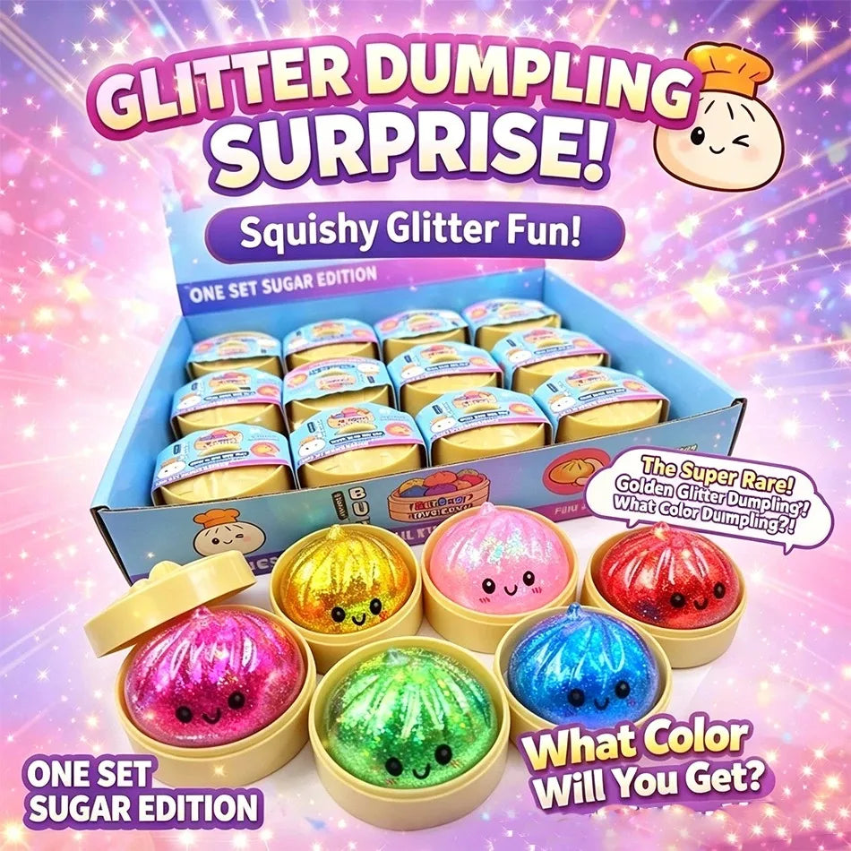 Dumpling Pressure Dumpling Squishies Cute Colorful Bun Toy Slow Rising Stress Relief Fidget Toy for Kids Adults Anti-Anxiety Gif 13Gadgetglobal
