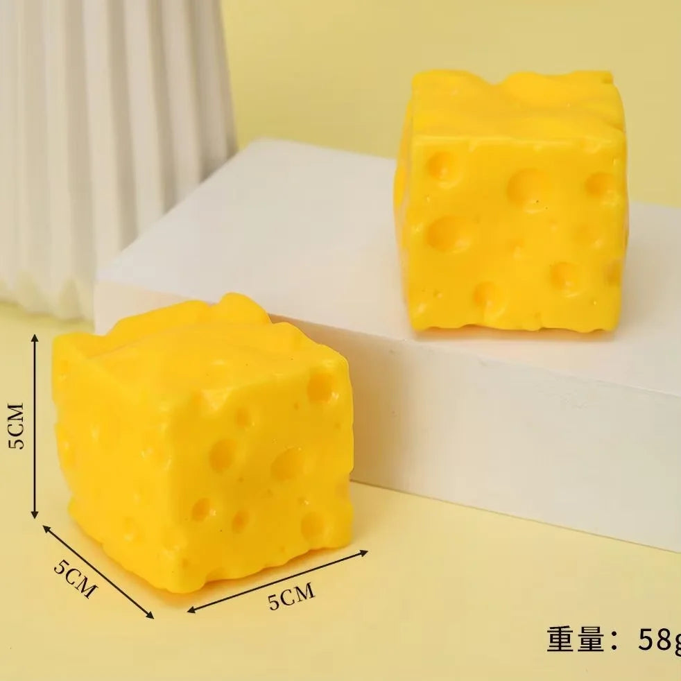 Giant Cheese Squeeze Toy Extra Large Size Cheese Squishy Fidget Toys Slow Rebound Shapeable Venting Ball for Adults Gifts 13Gadgetglobal
