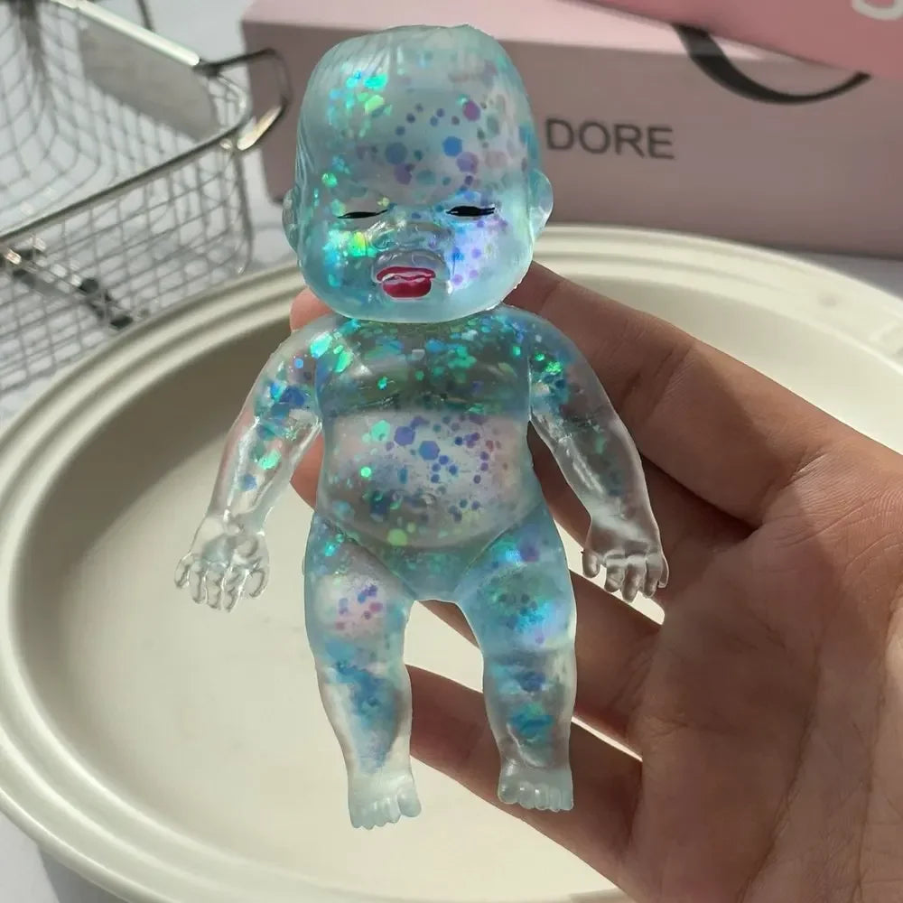 Squishy Maltose Sugar Baby Squeeze Toy Baby Stretchable Slow Rising Fidget Toy for Adults Stress Anxiety Relief Gifts Home Decor 13Gadgetglobal