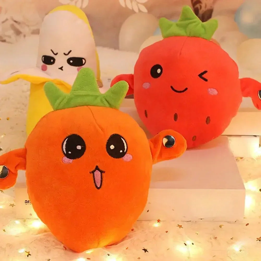 Banana Fruit Induction Beat Toy Creative Music Dolls Kawaii Parent-child Toys Sensory Party Game Collectible Toy 13Gadgetglobal