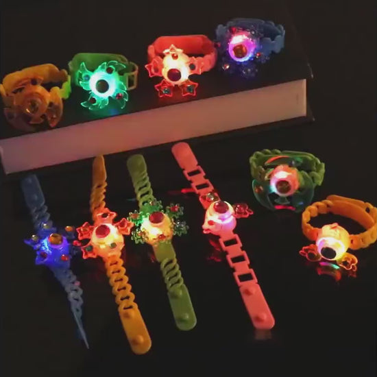 Luminous LED Light Fidget Spinner Hand